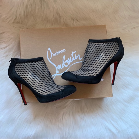 Christian Louboutin Shoes - CHRISTIAN LOUBOUTIN Anna May 100 Lace Booties
